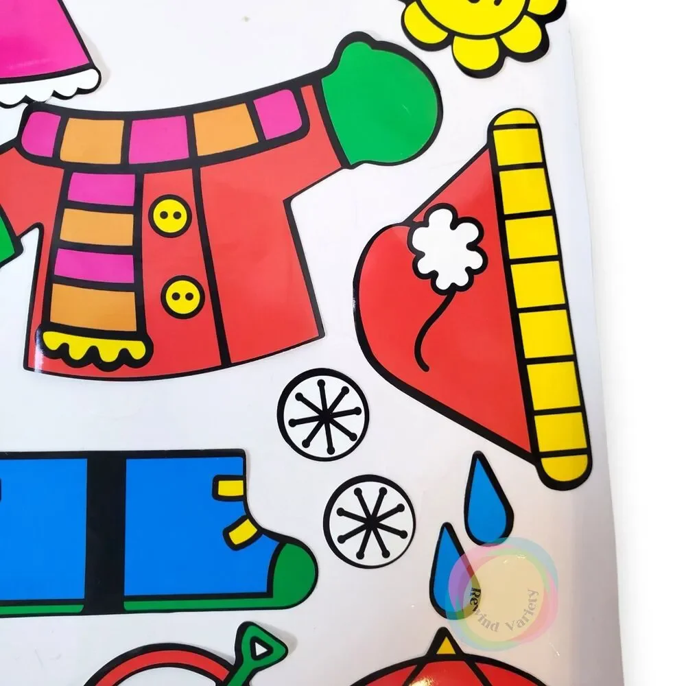 Colorforms Miss Weather Dress Up Set Complete Unused 2017